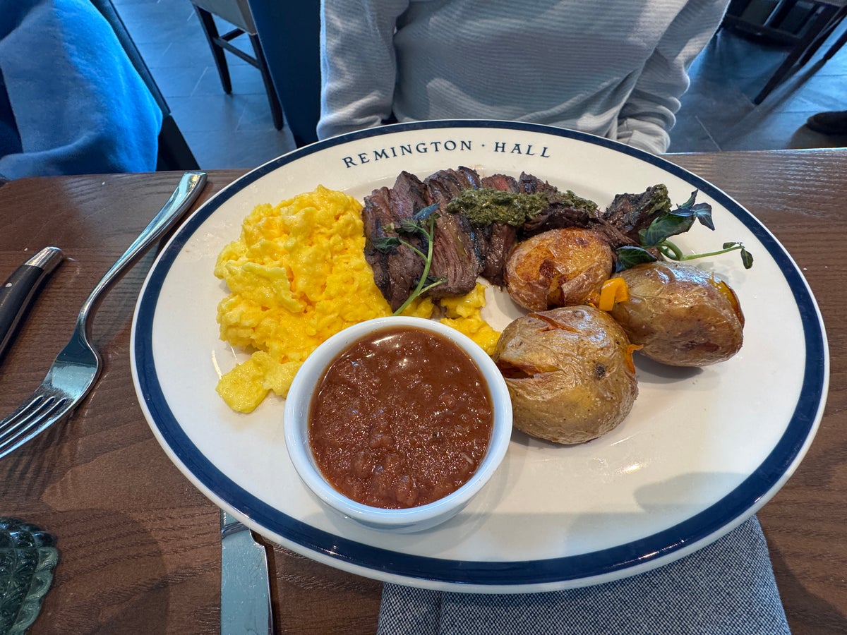 Grand Hyatt Deer Valley Remington Hall Steak and Eggs Breakfast