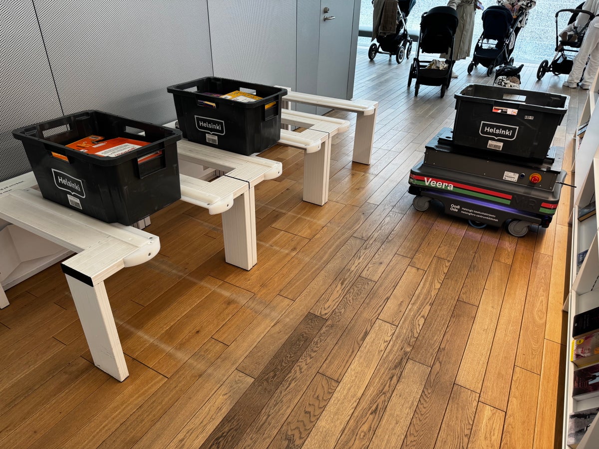 Helsinki Central Library Oodi robot