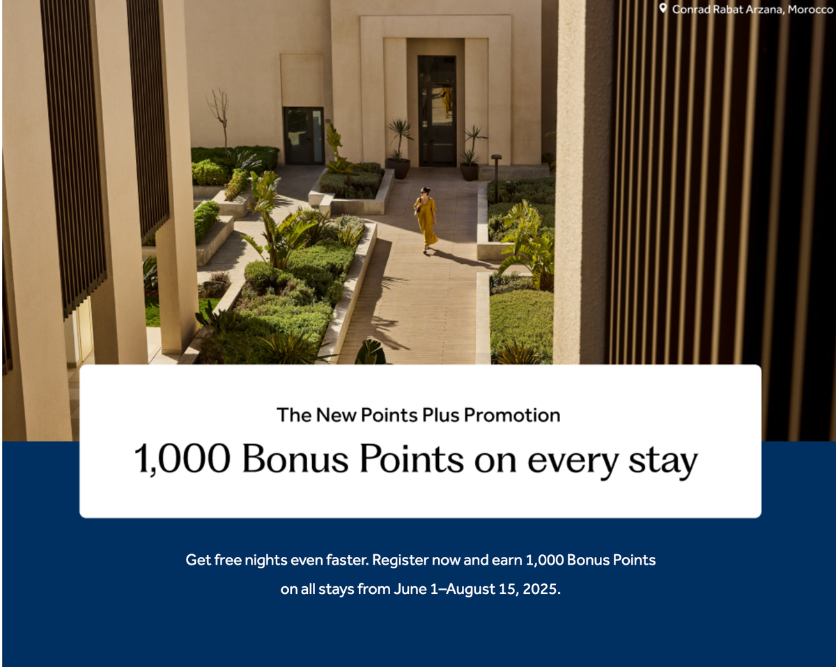 Hilton Points Plus Promo