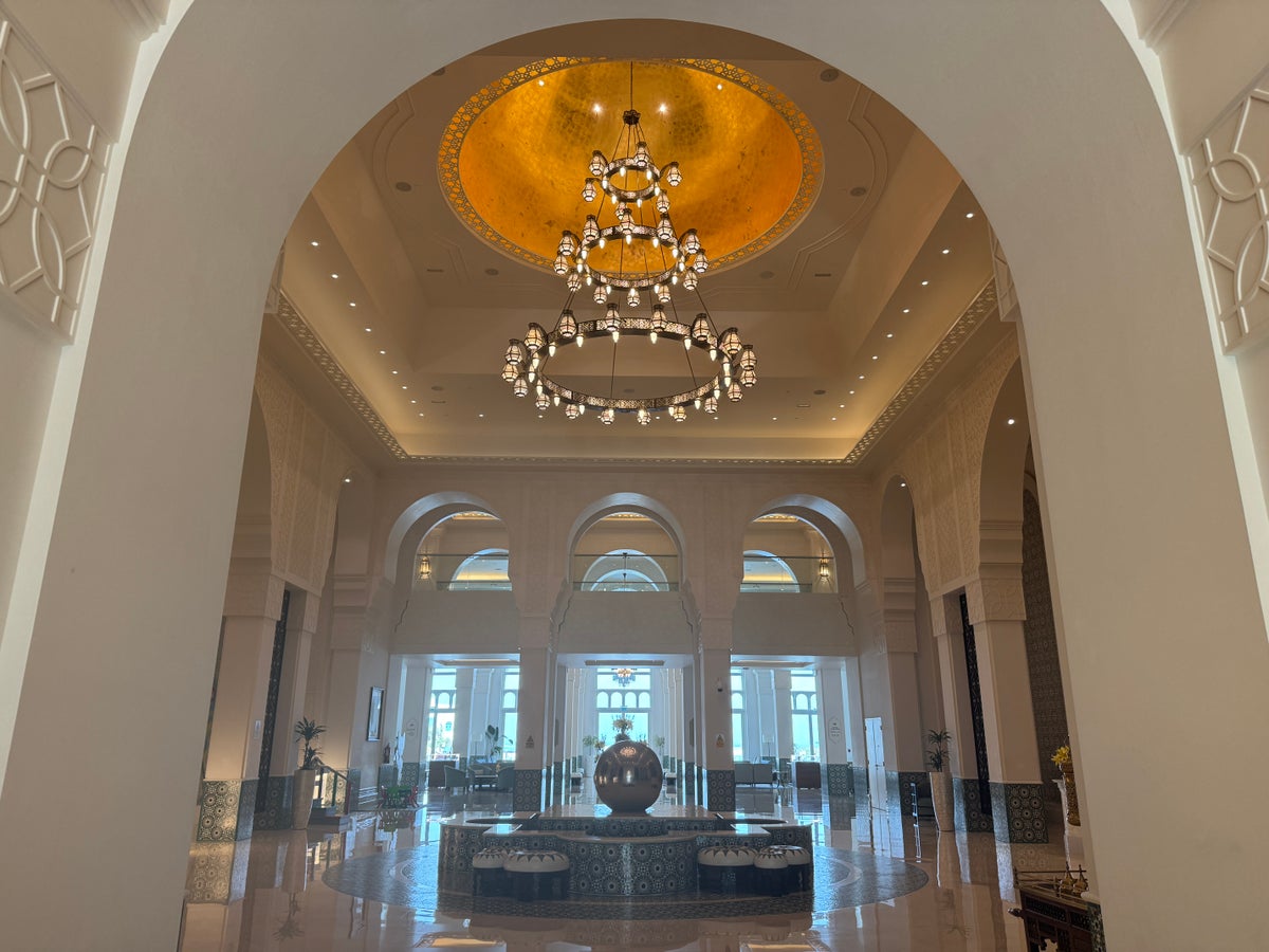 Hilton Salwa Beach Resort lobby