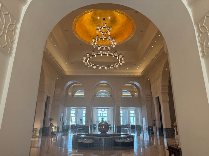 Hilton Salwa Beach Resort lobby