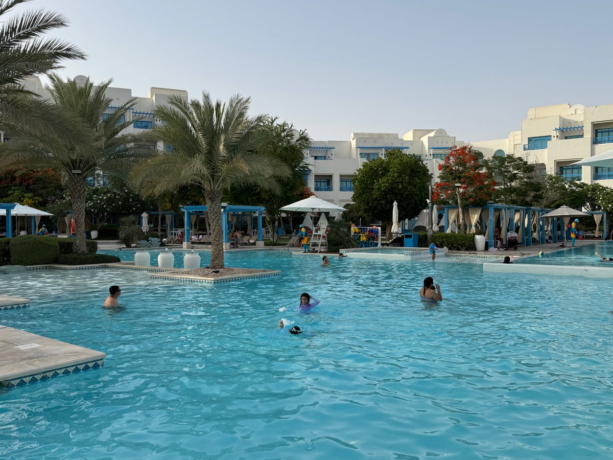 Hilton Salwa Beach Resort lower pool