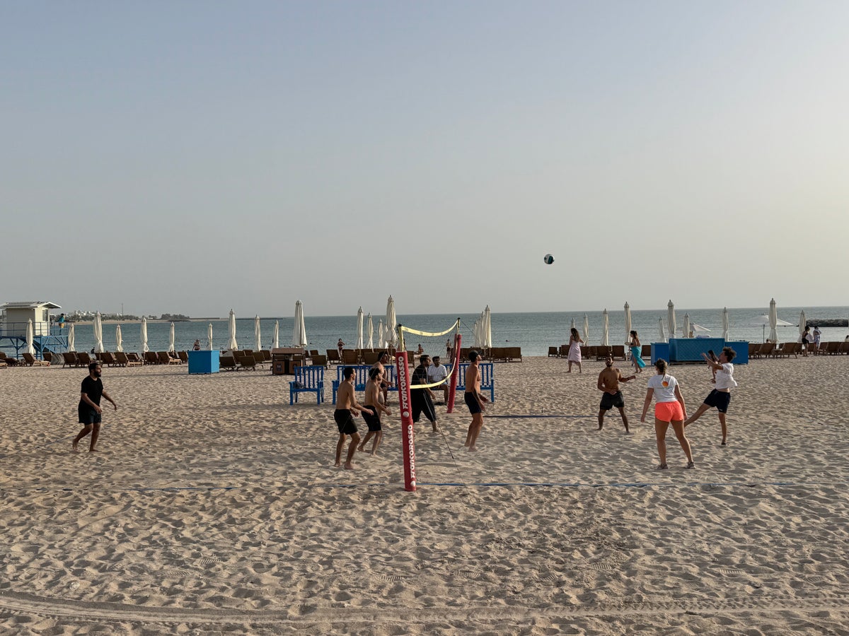 Hilton Salwa Beach Resort volleyball