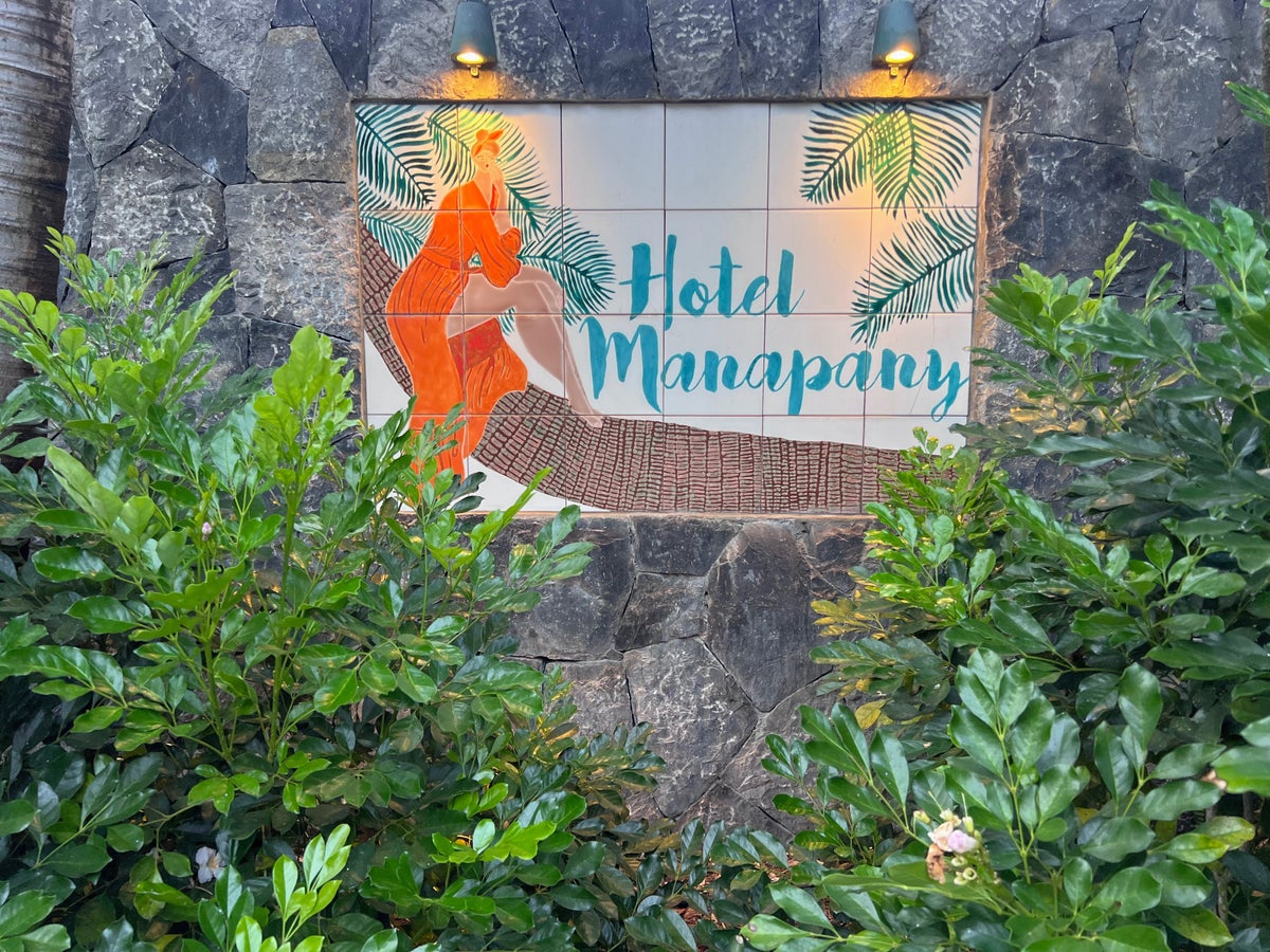 Hotel Manapany sign in St. Barths