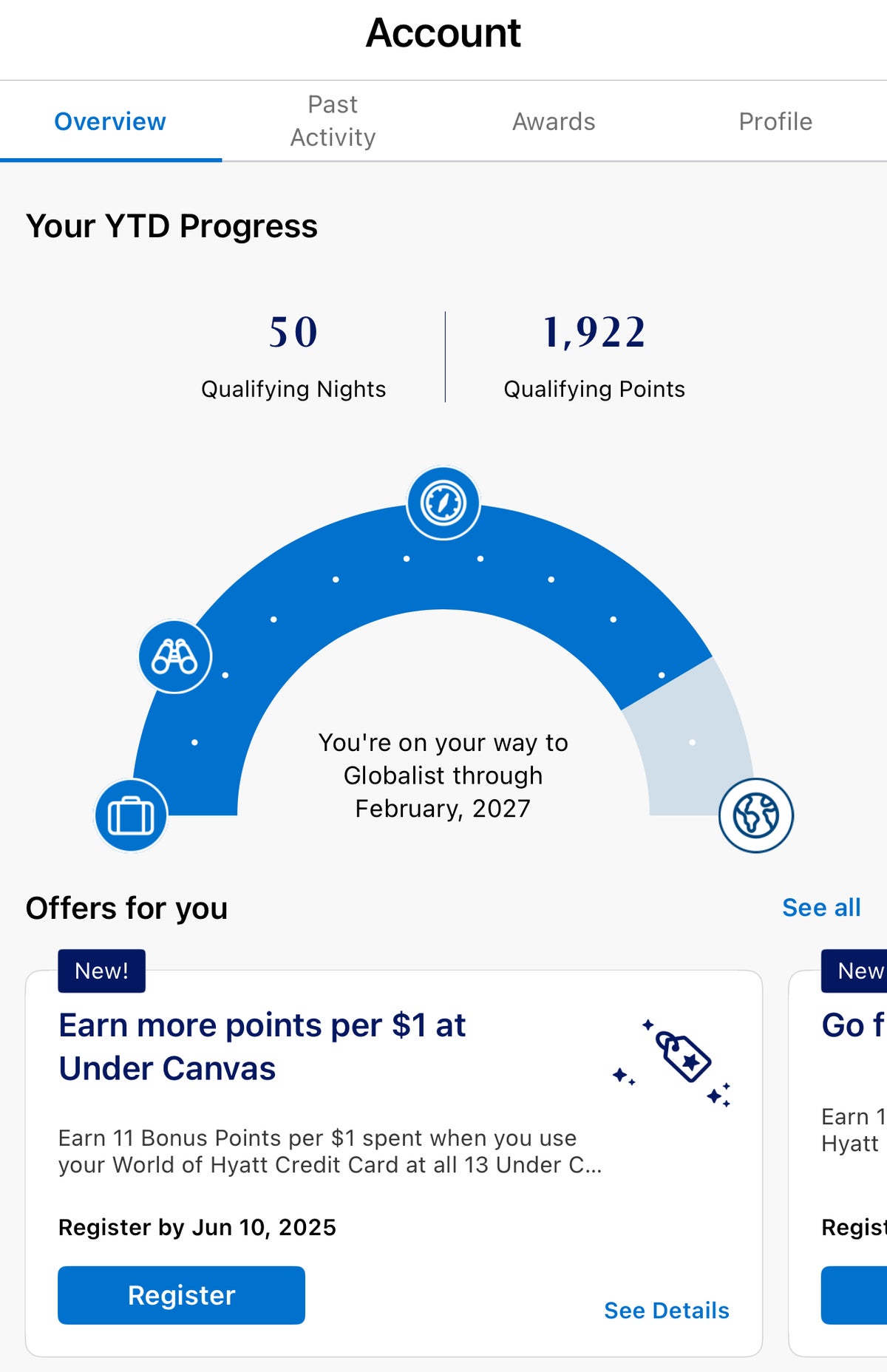 Hyatt App Promo Offers in Overview