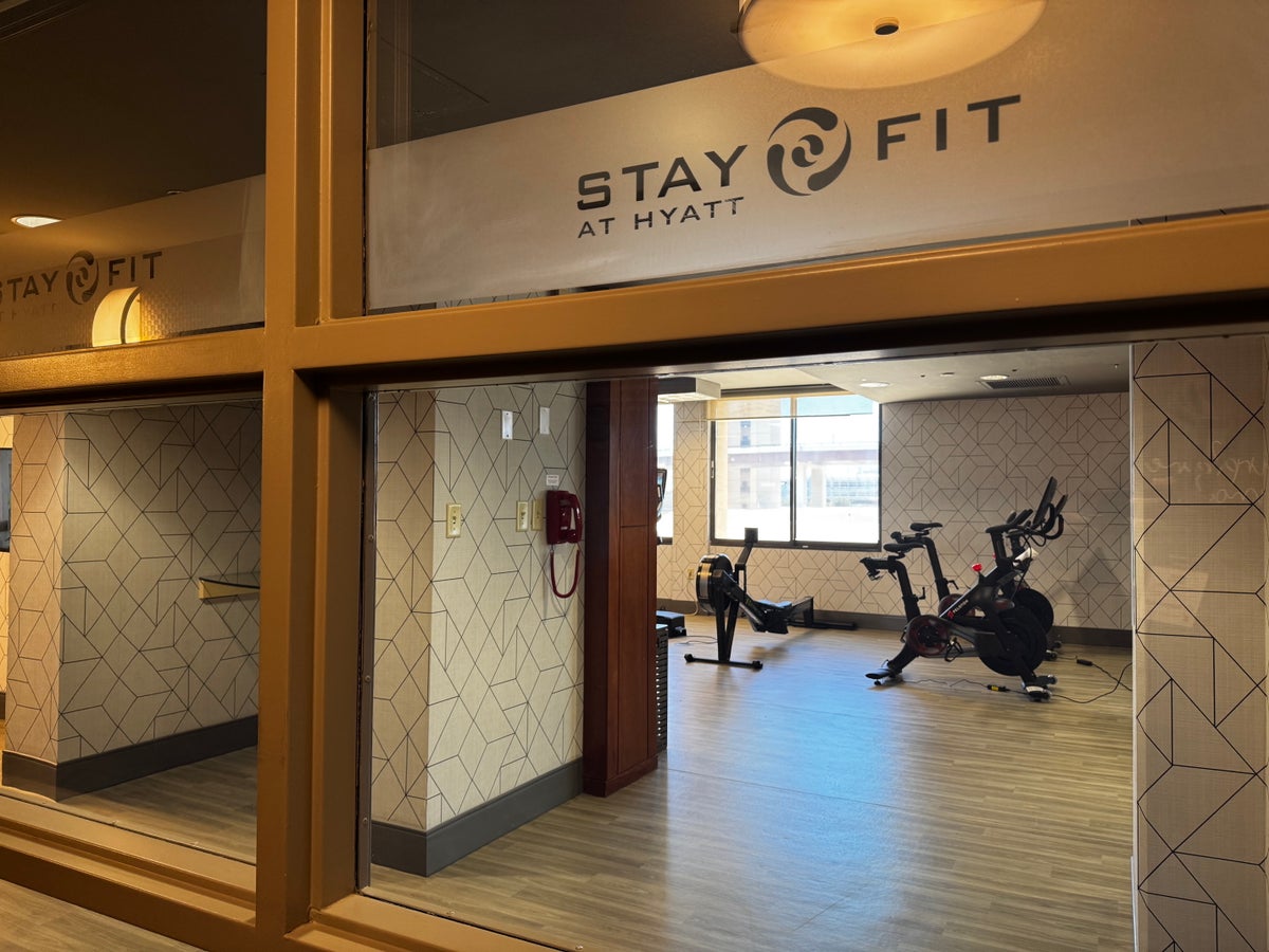 Hyatt Regency DFW gym entrance