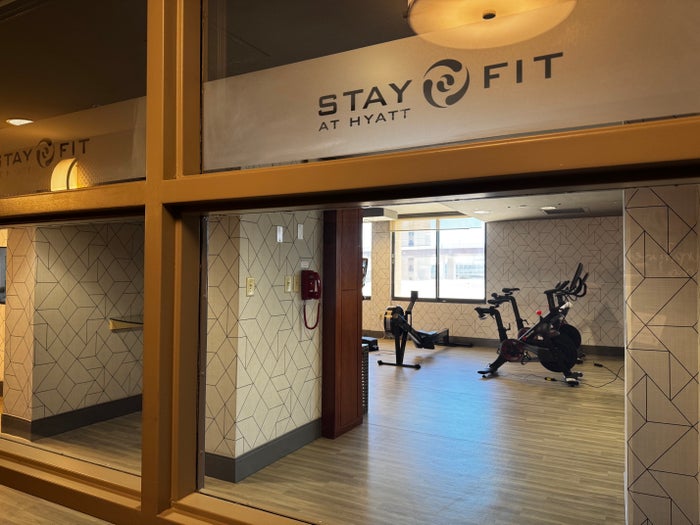 Hyatt Regency DFW gym entrance