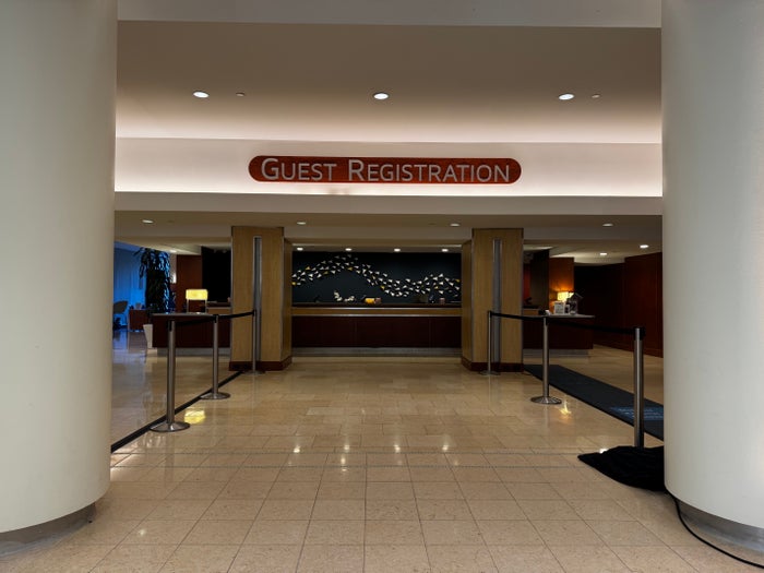 Hyatt Regency DFW reception desk