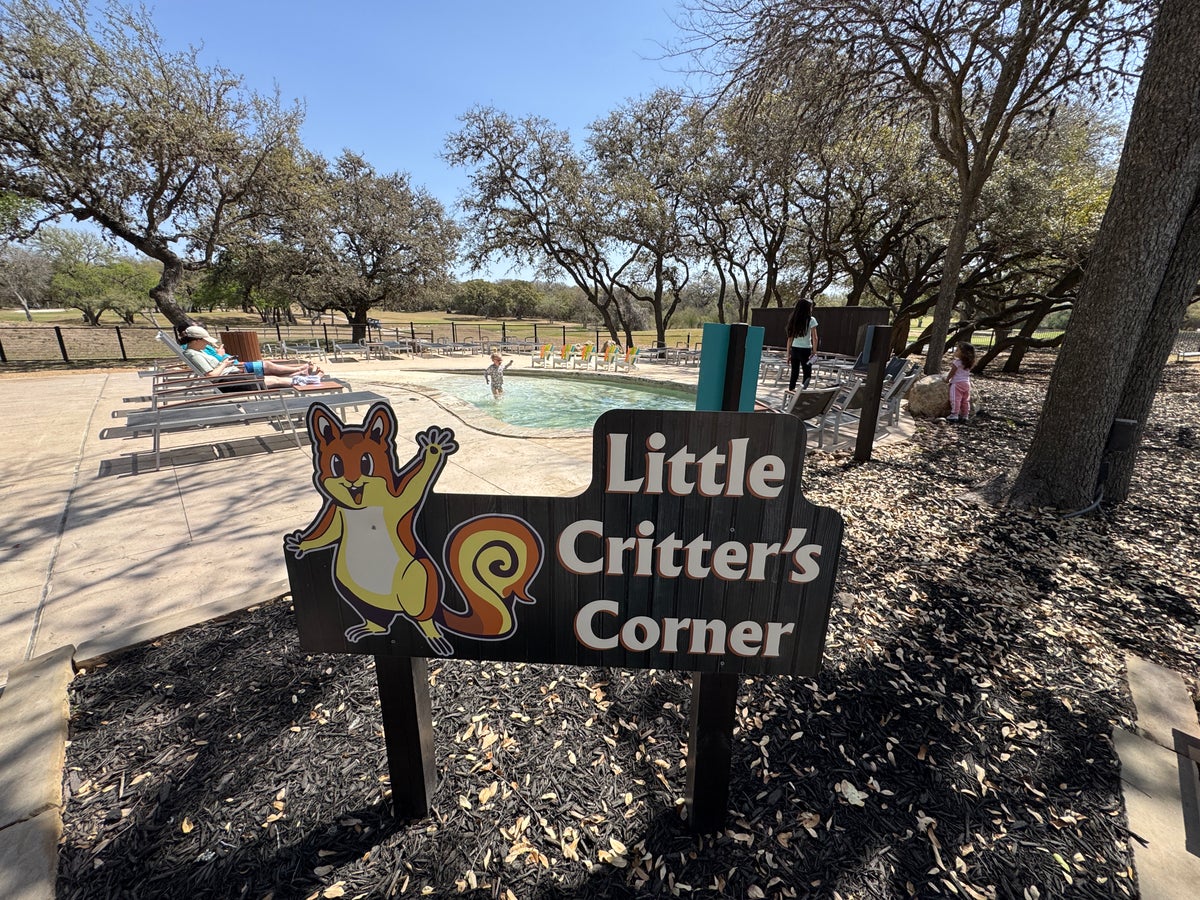 Hyatt Regency Hill Country Kiddie Pool Sign