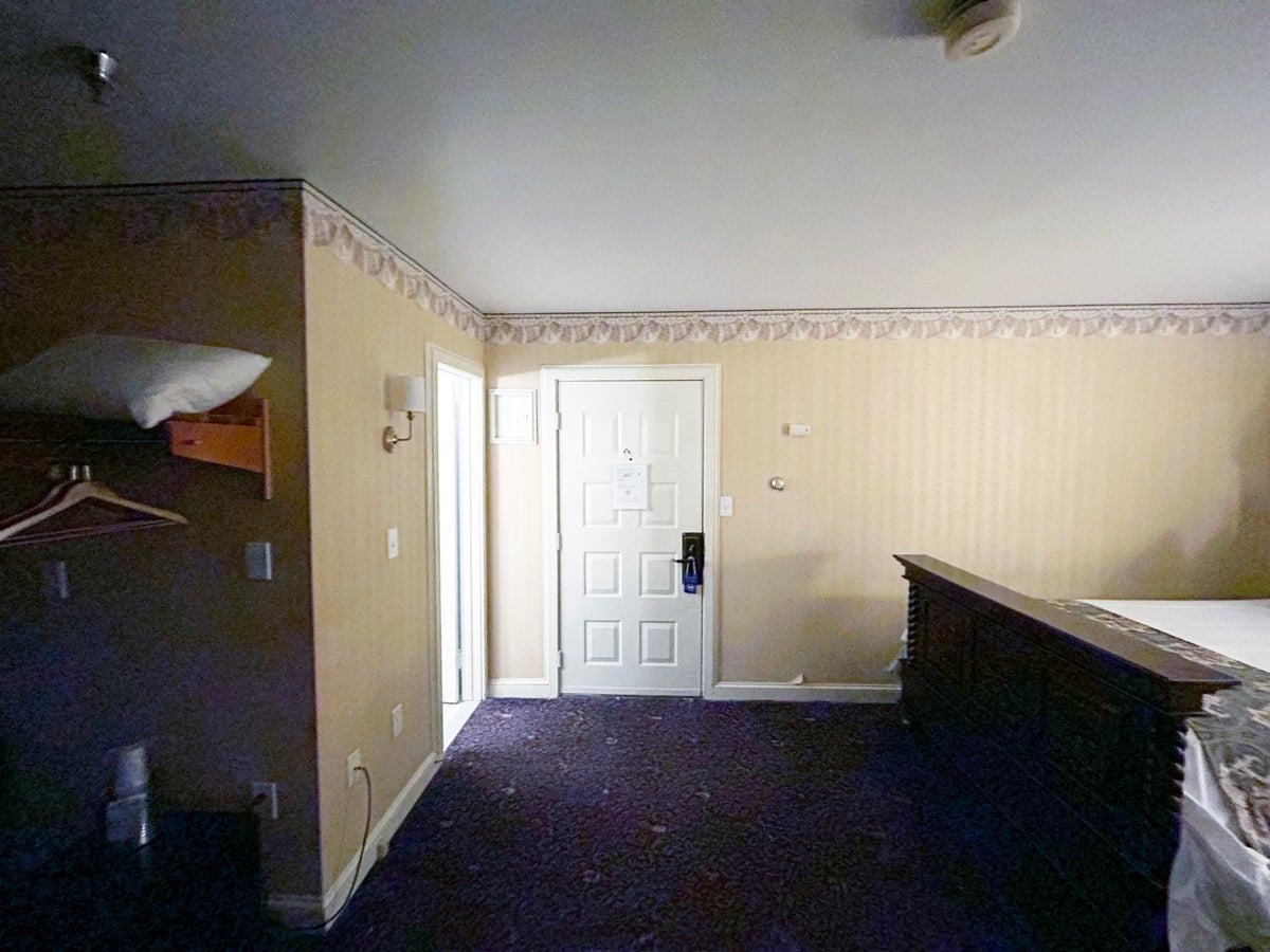 Inn at Saratoga Room 112 toward hallway lightened