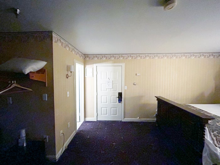 Inn at Saratoga Room 112 toward hallway lightened