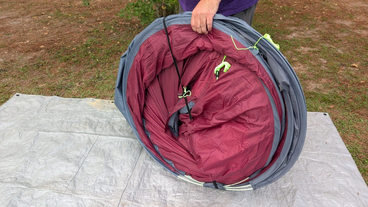 Instant 6 person pop up tent second fold up