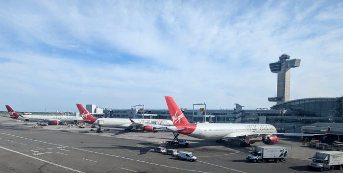 JFK Terminal 4 Tower Virgin Atlantic A350 1000 JFK Terminal 4 Tower Virgin Atlantic A350 1000