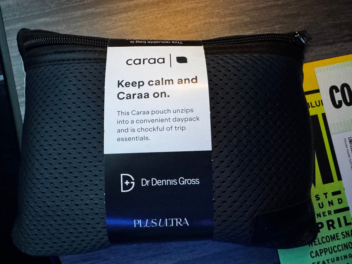 JetBlue Mint A321XLR BOS MAD amenity kit