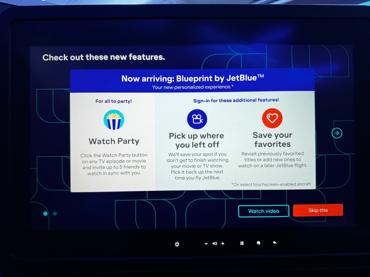 JetBlue Mint A321XLR BOS MAD watch party feature