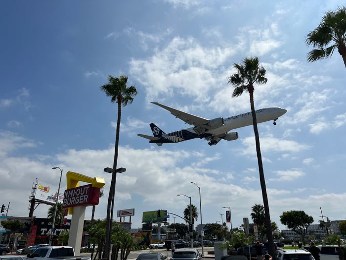 LAX Plane Spotting In N Out