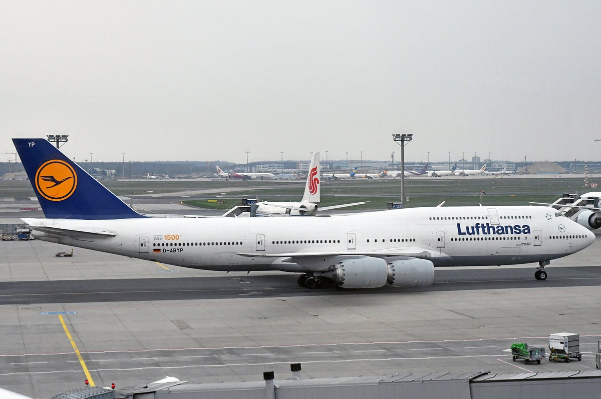 Lufthansa 747 8 Frankfurt