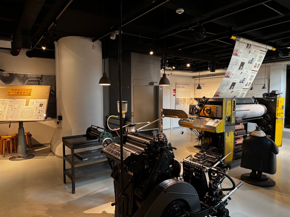 Merkki Media Museum Helsinki printing machines