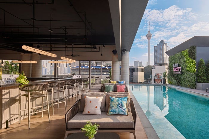 Moxy Kuala Lumpur Moxy Kuala Lumpur restaurant and pool