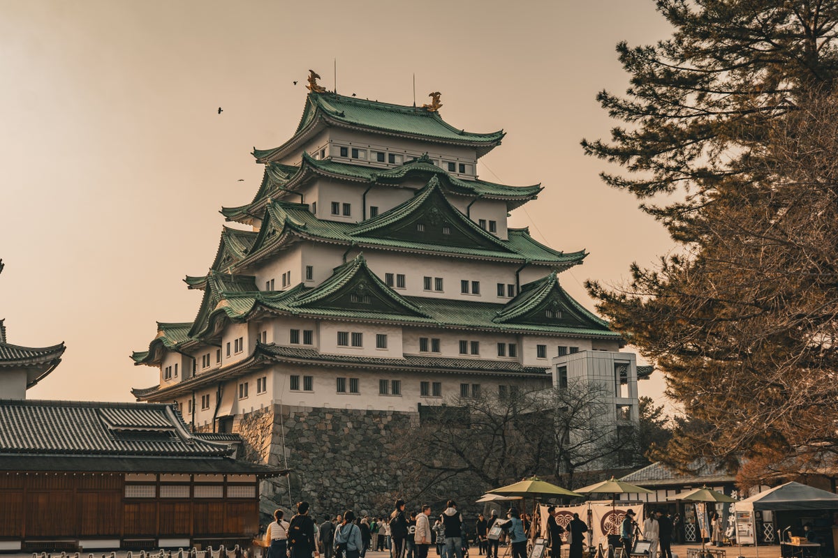 Nagoya Castle close
