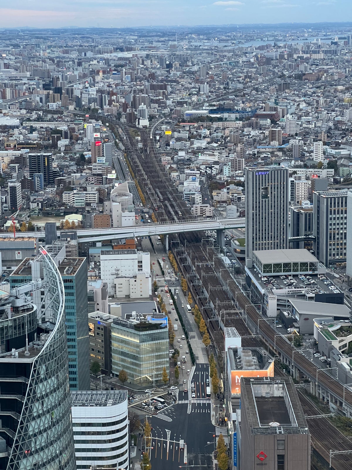 Nagoya Japan from Sky Promenade