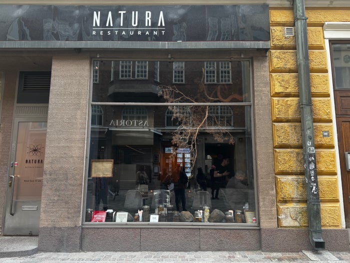 Natura Restaurant Helsinki entrance Natura Restaurant Helsinki entrance