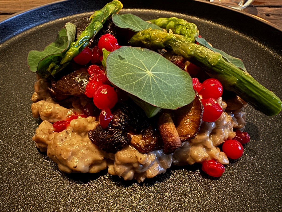 Natura Restaurant Helsinki risotto