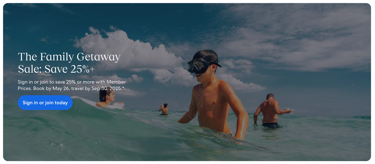 One Key Family Getaway Sale
