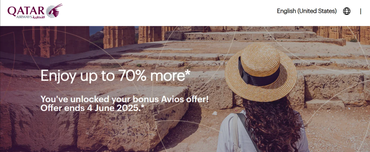 Qatar70Bonus buy Avios May 2025