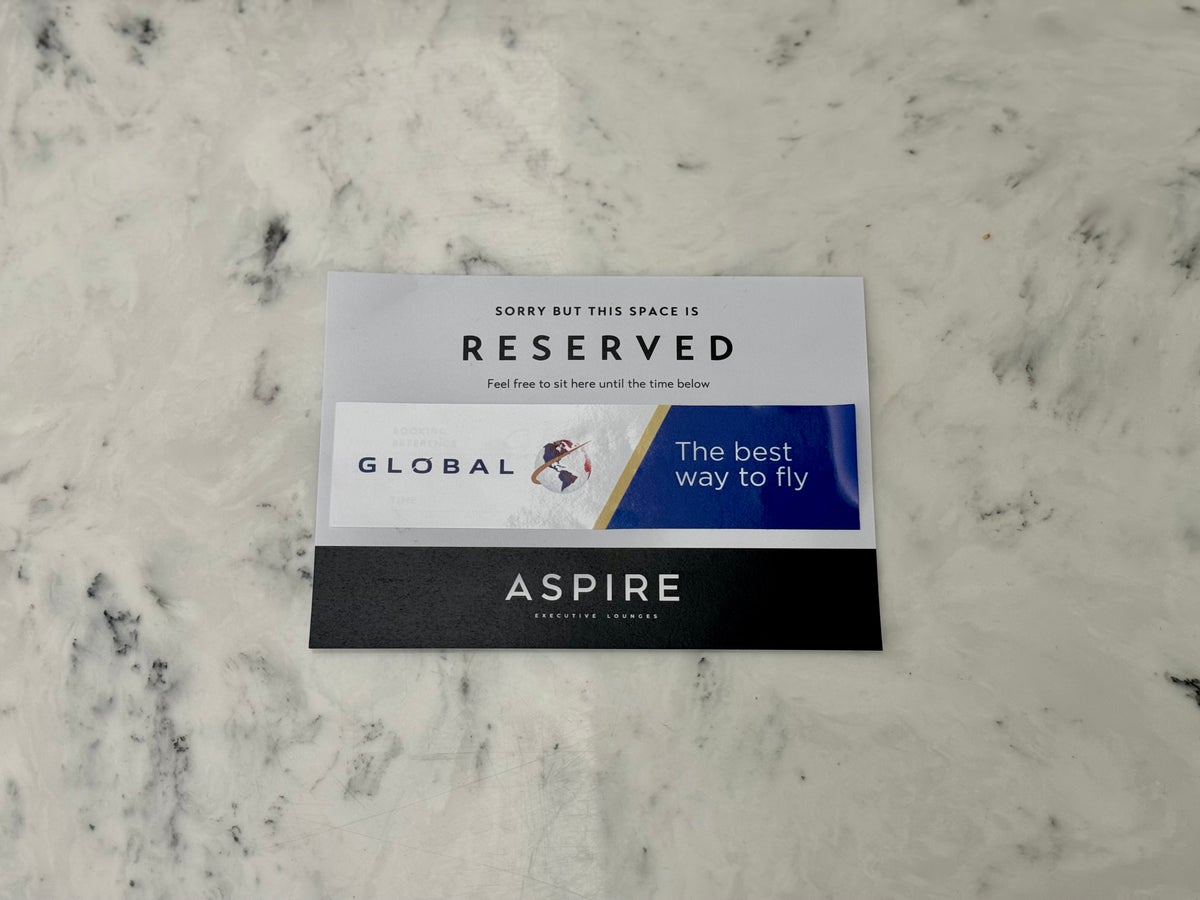 Reserved for Global Airlines