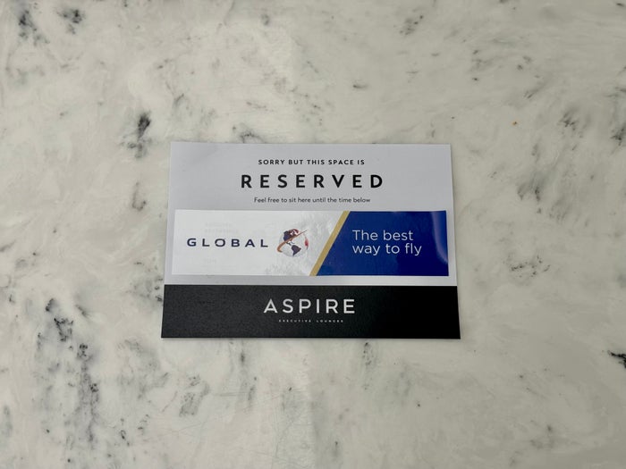 Reserved for Global Airlines