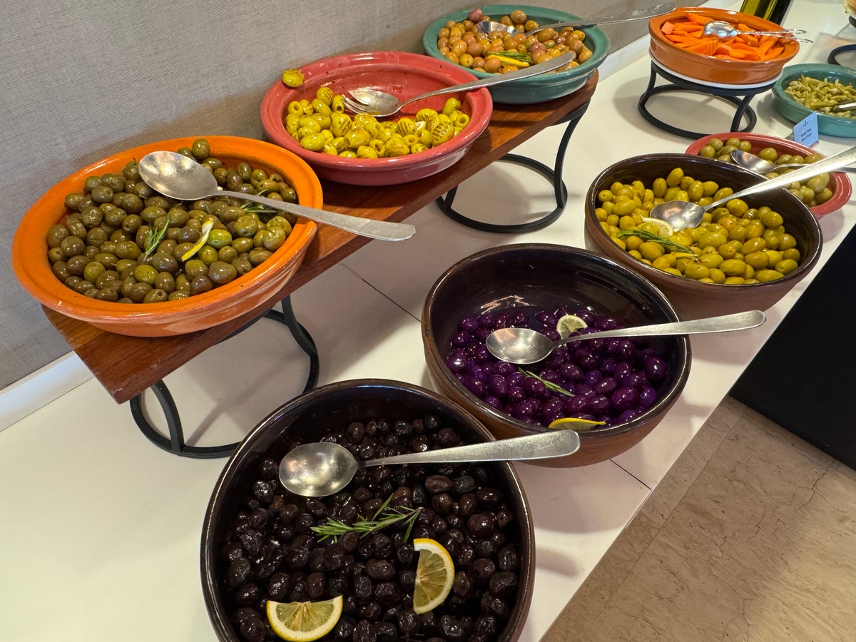 Ritz Carlton Istanbul Atolye breakfast olives