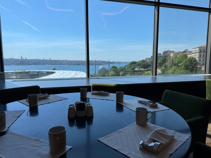 Ritz Carlton Istanbul Atolye breakfast view Ritz Carlton Istanbul Atolye breakfast view