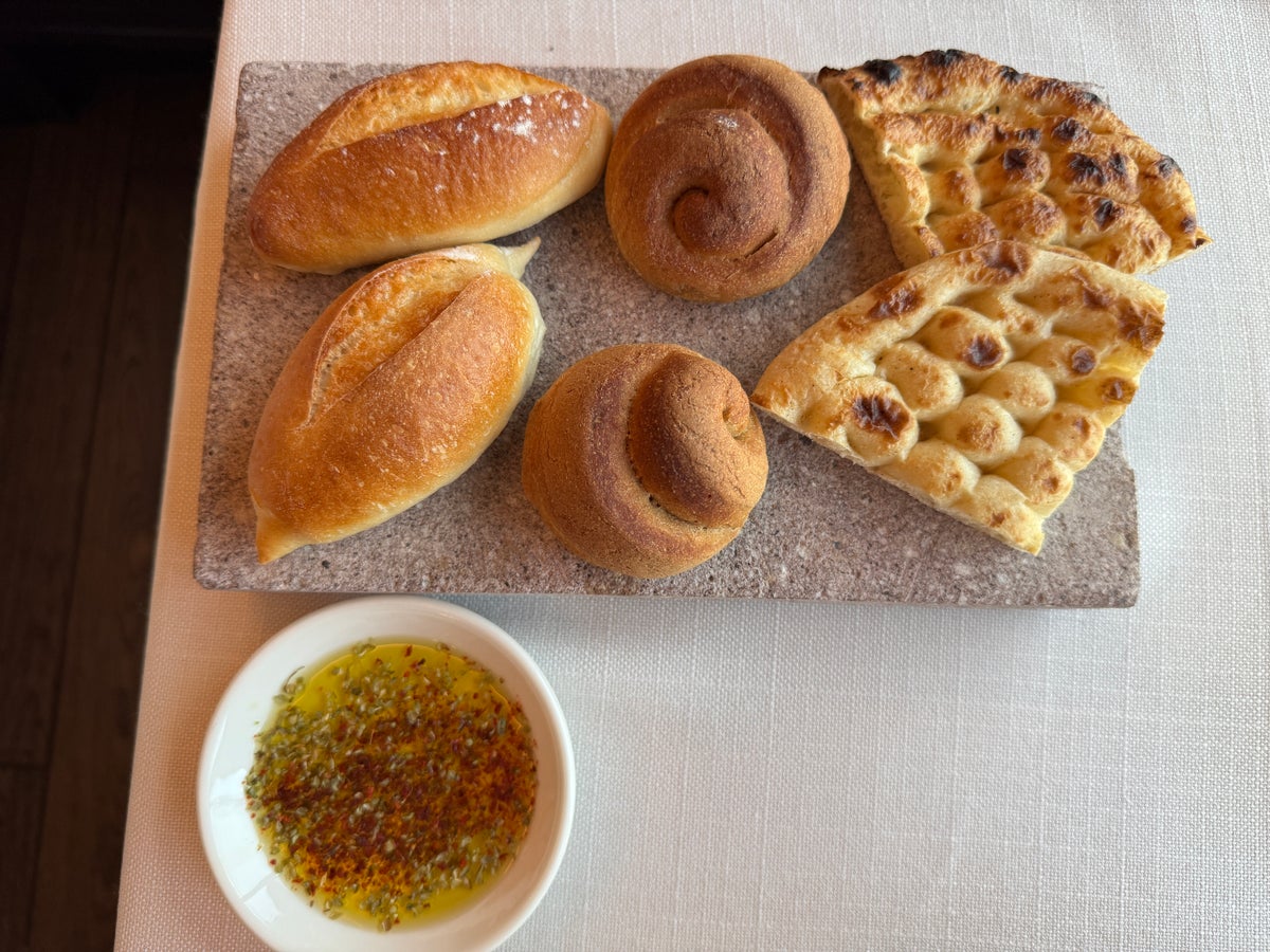 Ritz Carlton Istanbul Atolye dinner bread