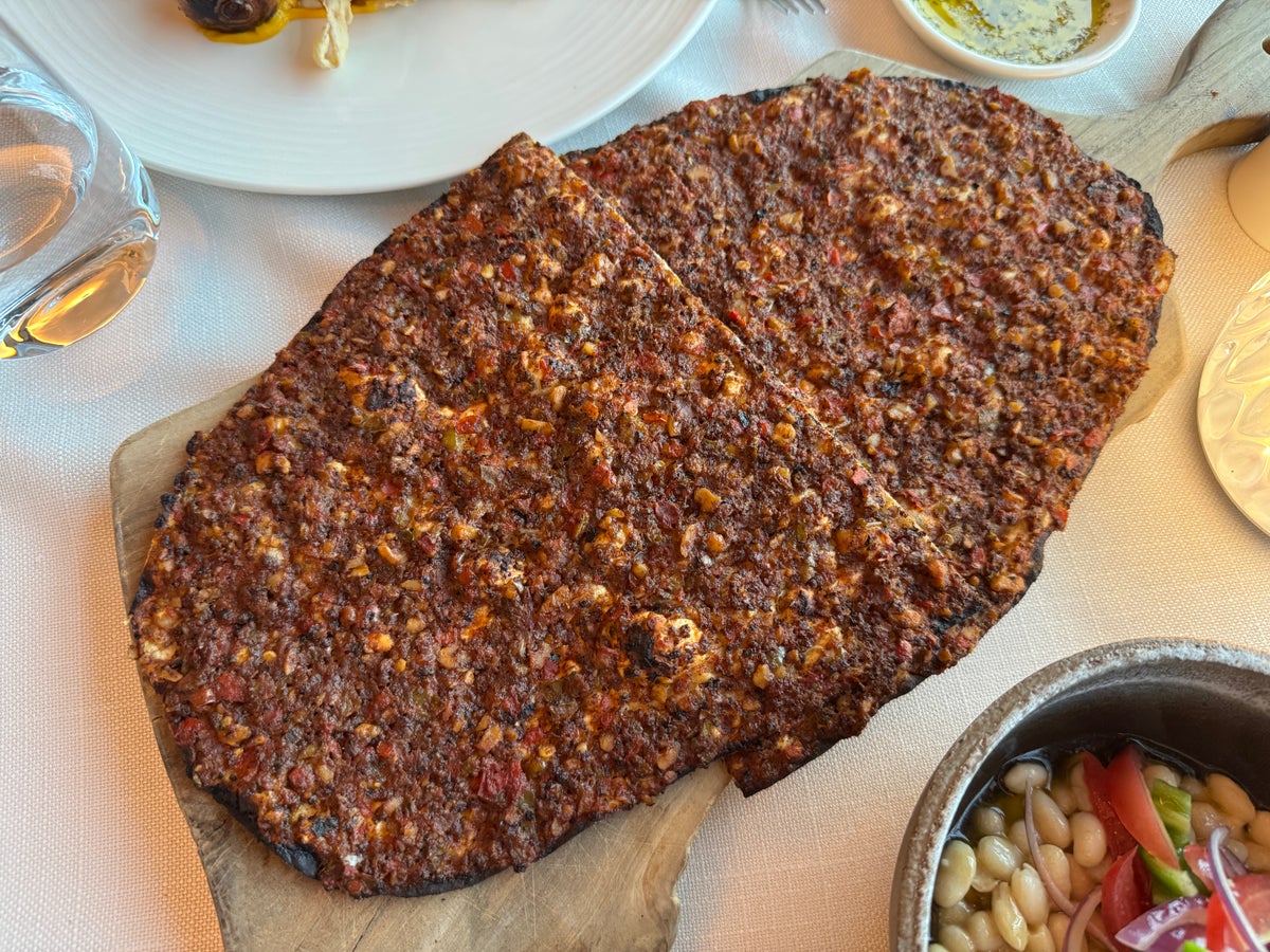 Ritz Carlton Istanbul Atolye dinner lahmacun