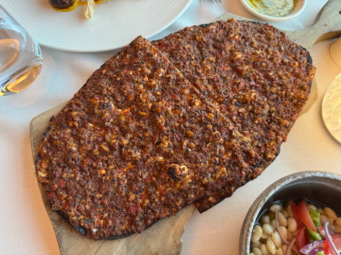 Ritz Carlton Istanbul Atolye dinner lahmacun Ritz Carlton Istanbul Atolye dinner lahmacun