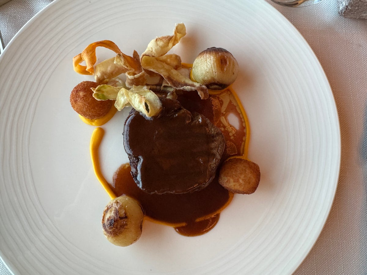 Ritz Carlton Istanbul Atolye dinner tenderloin