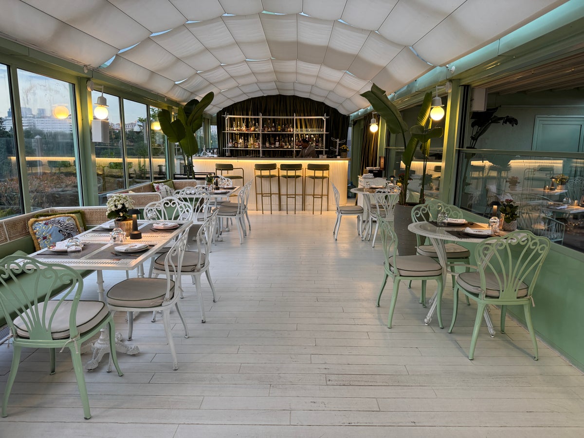 Ritz Carlton Istanbul The Roof indoor seating