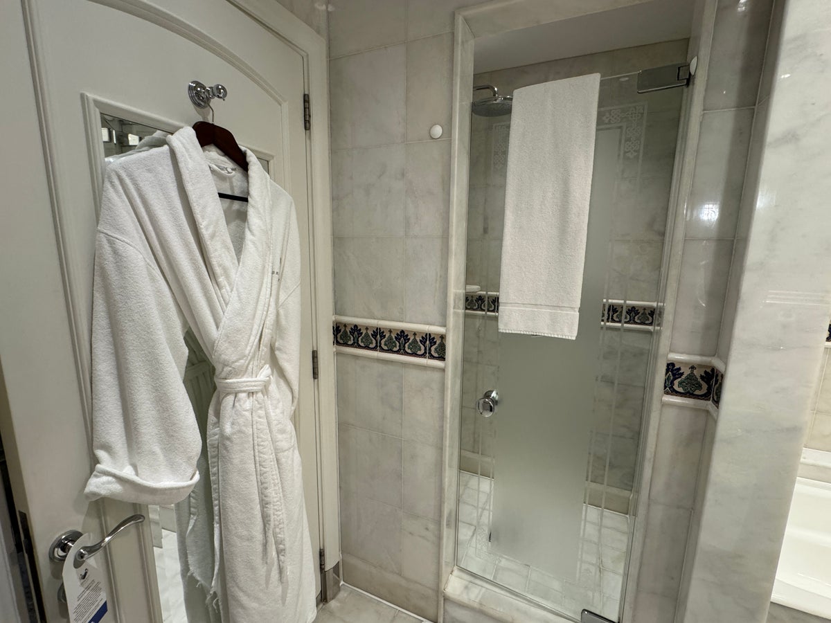 Ritz Carlton Istanbul bathroom shower door