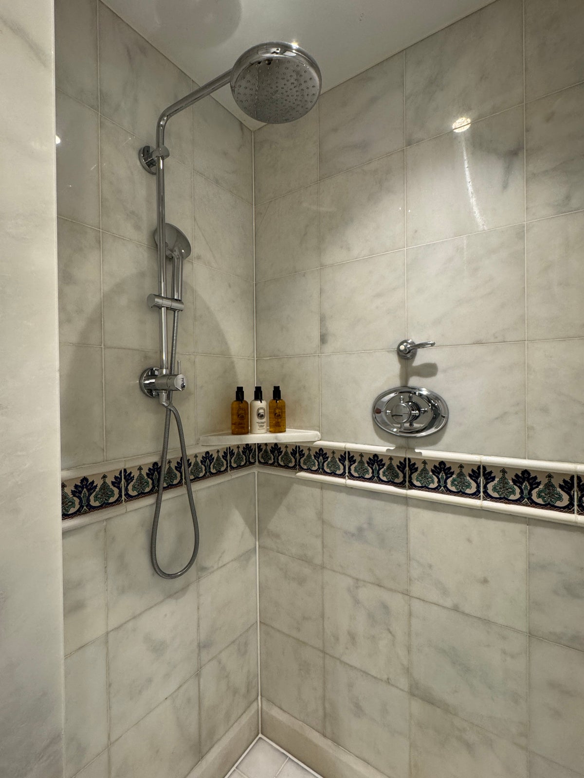 Ritz Carlton Istanbul bathroom shower