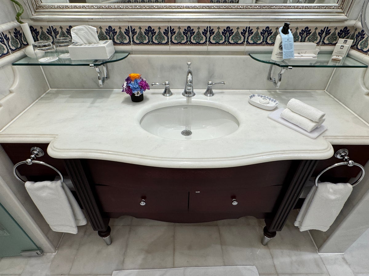 Ritz Carlton Istanbul bathroom vanity