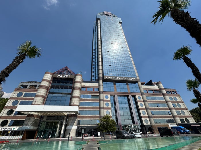 Ritz Carlton Istanbul exterior from street Ritz Carlton Istanbul exterior from street
