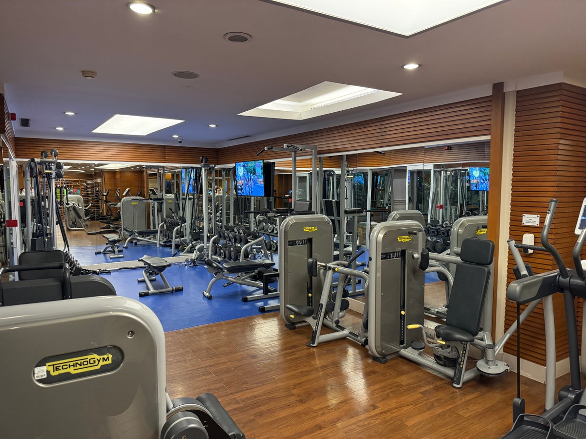 Ritz Carlton Istanbul gym Technogym equipment