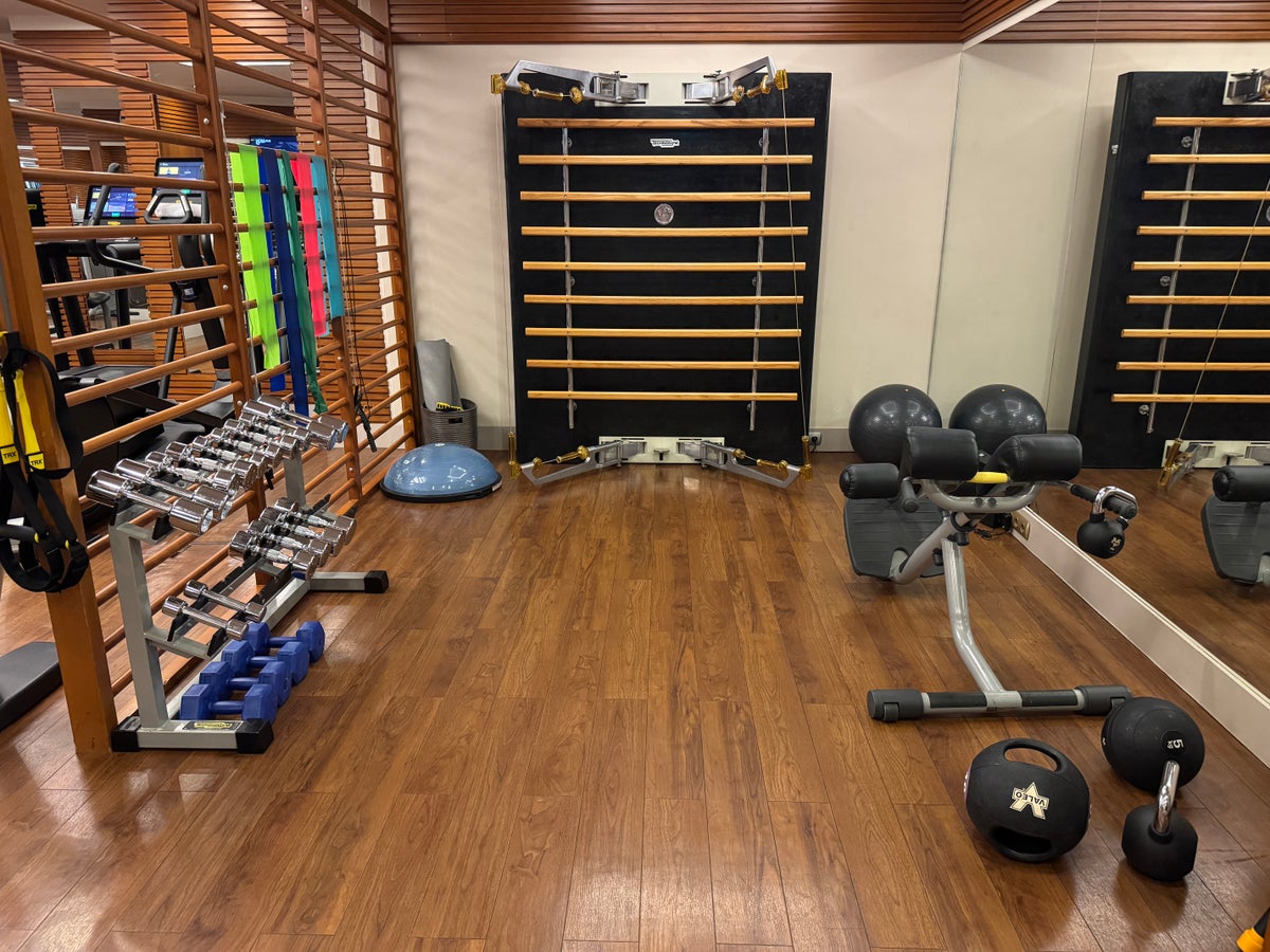 Ritz Carlton Istanbul gym free weights