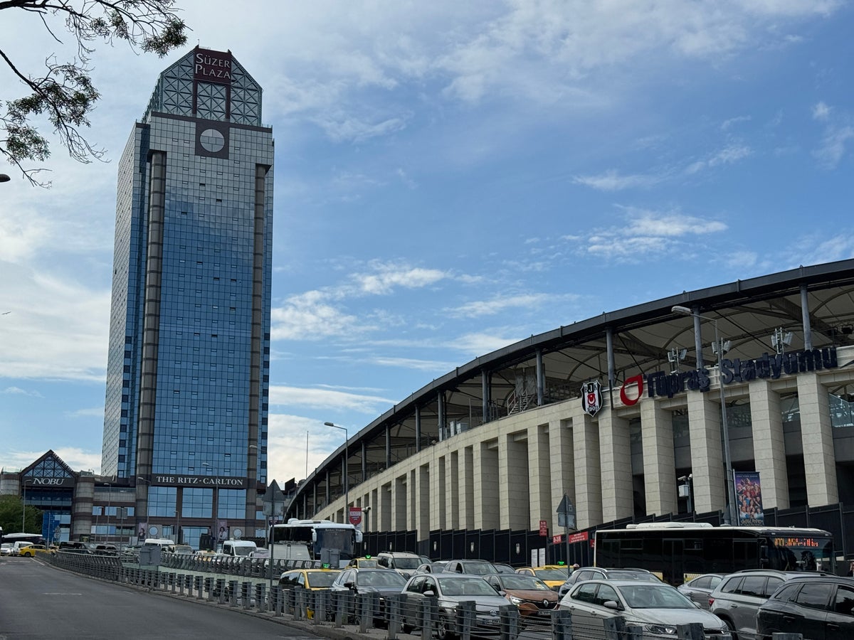 Ritz Carlton Istanbul next to stadium