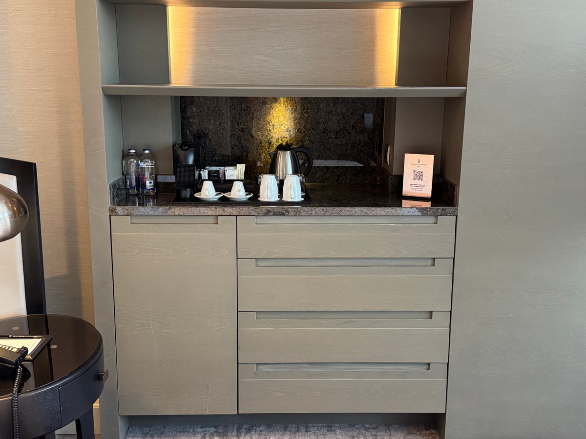 Ritz Carlton Istanbul room minibar area