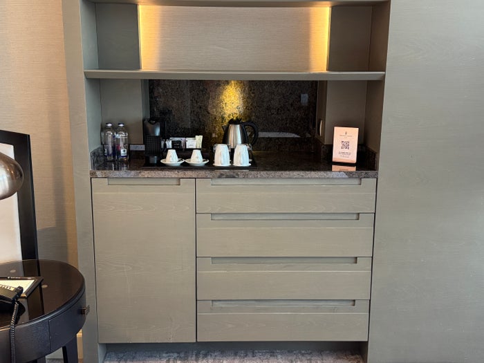 Ritz Carlton Istanbul room minibar area Ritz Carlton Istanbul room minibar area