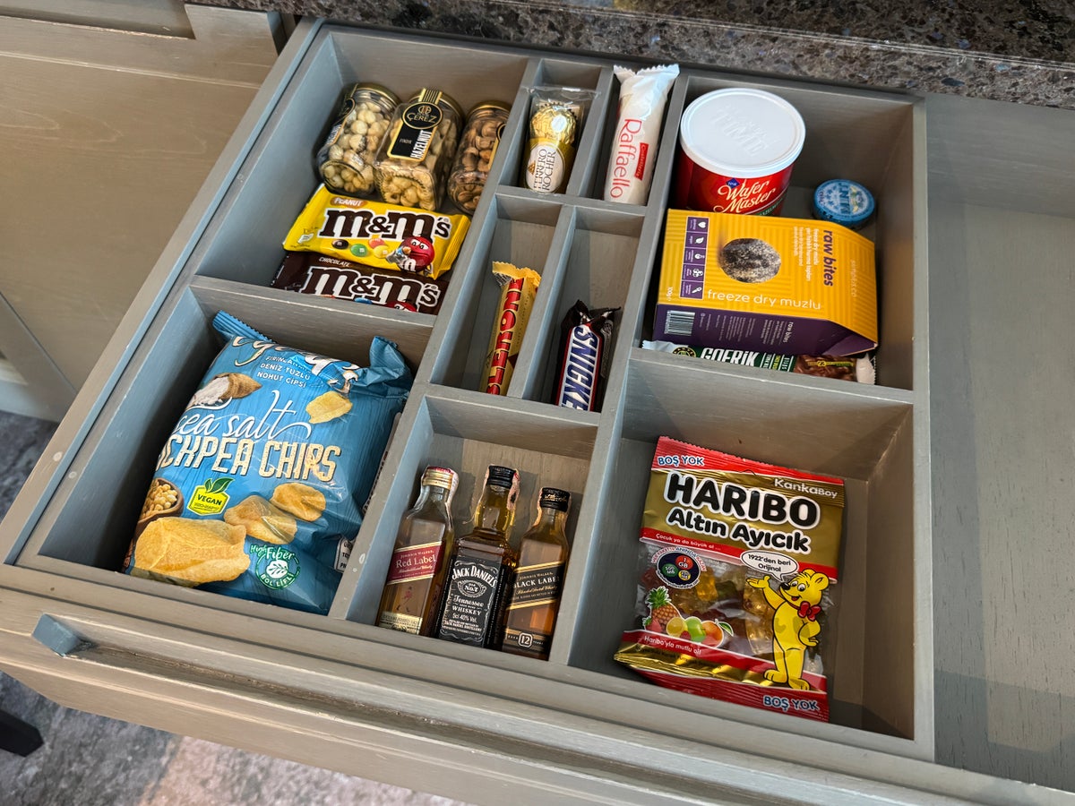Ritz Carlton Istanbul room minibar