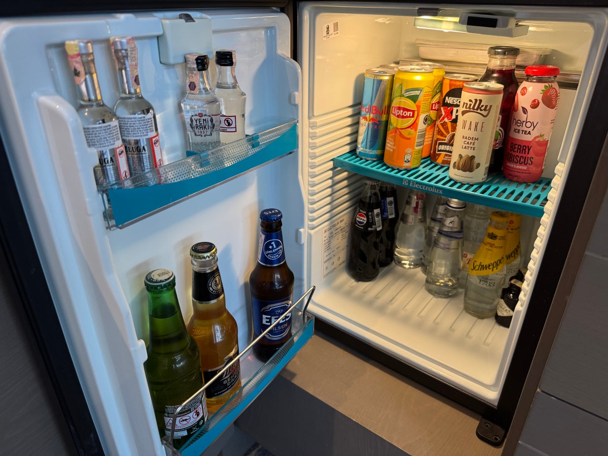 Ritz Carlton Istanbul room minifridge