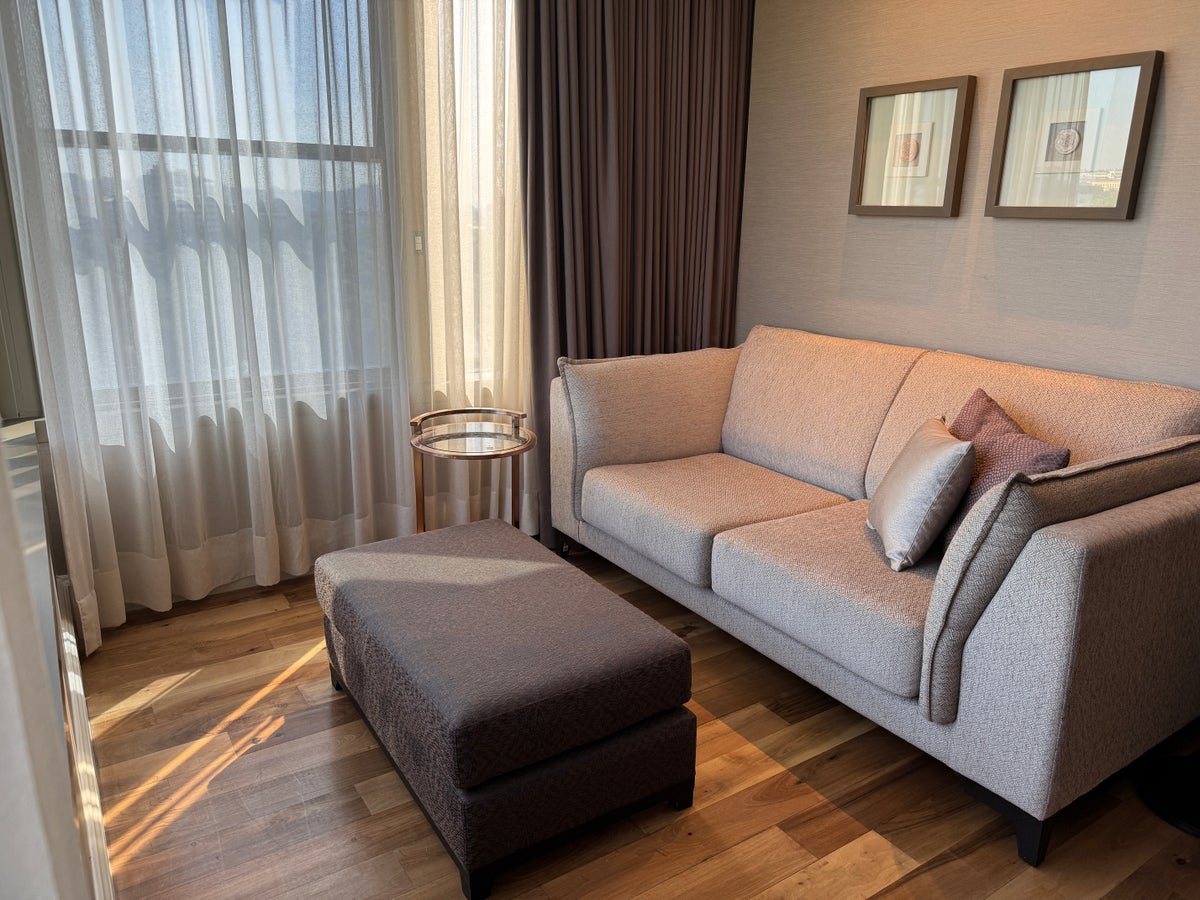 Ritz Carlton Istanbul room sofa nook